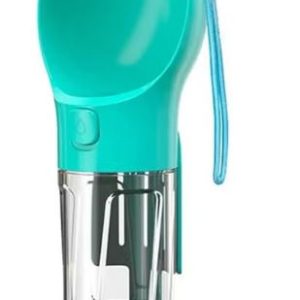 بطری آب مسافرتی چندمنظوره پرتابل حیوانات خانگی ۵۰۰ میلی‌لیتری آبی برند generic